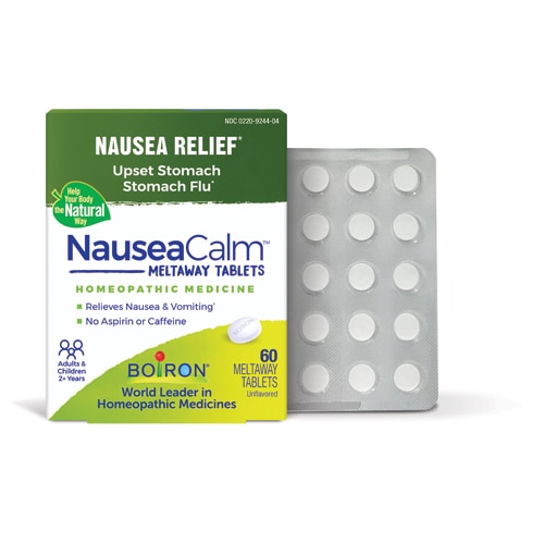 Boiron NauseaCalm Tablets Nausea Relief-Upsets Stomach-Stomach Flu