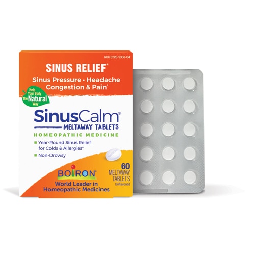 Boiron SinusCalm Tablets Sinus Relief - Congestion & Pain-Sinus Pressure-Headache