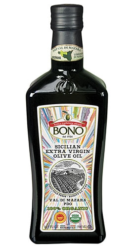 Bono Organic Sicilian Extra Virgin Olive Oil Low Acidity - Val Di Mazara PDO