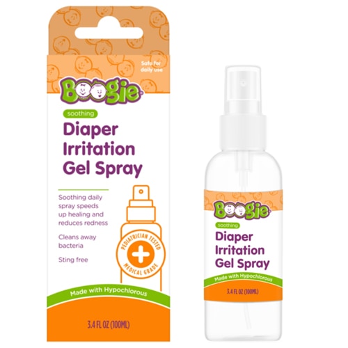 Boogie Baby Diaper Rash Irritation Gel Spray Sting Free