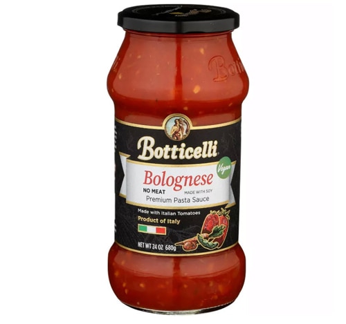 Botticelli Premium Pasta Sauce Vegan Bolognese