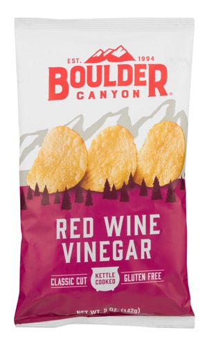 Boulder Canyon Kettle Cooked Potato Chips Red Wine Vinegar