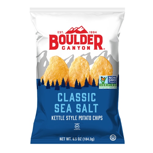 Boulder Canyon Kettle Potato Chips Classic Sea Salt