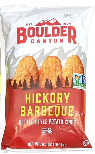 Boulder Canyon Kettle Style Potato Chips Hickory Barbeque