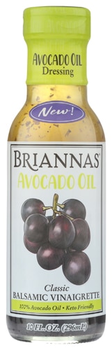 Briannas Avocado Oil Dressing Classic Balsamic Vinaigrette