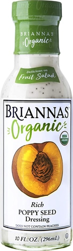 Briannas Dressing Organic Poppy Seed