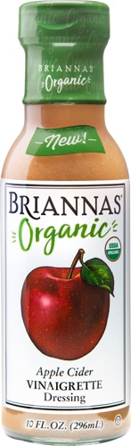 Briannas Organic Apple Cider Vinaigrette Dressing