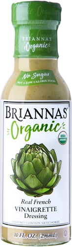 Briannas Organic Vinaigrette Dressing Real French