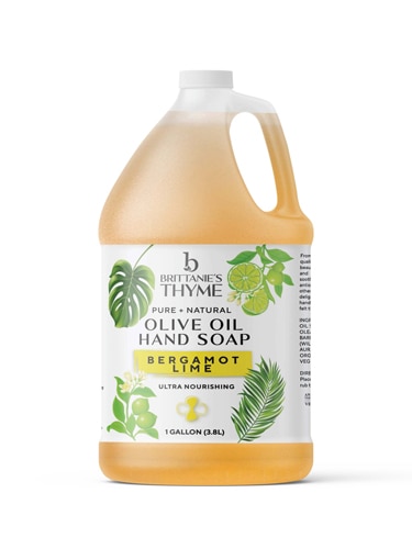 Brittanie's Thyme Olive Oil Hand Soap - Bergamot Lime