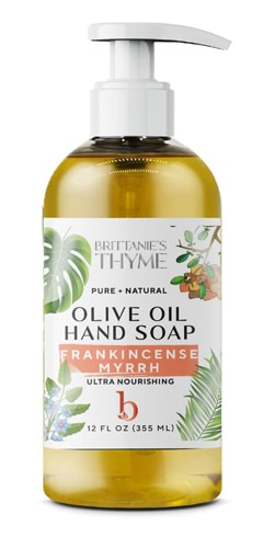 Brittanie's Thyme Olive Oil Hand Soap - Frankincense & Myrrh