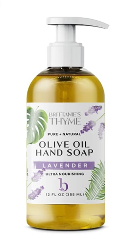 Brittanie's Thyme Olive Oil Hand Soap - Lavender