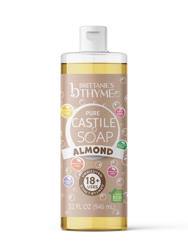 Brittanie's Thyme Pure Castile Liquid Soap - Almond