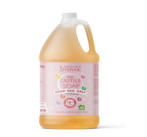 Brittanie's Thyme Pure Castile Liquid Soap - Dead Sea Salt