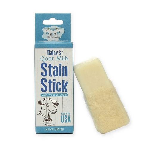 Brooke & Nora Goat Milk Stain Stick With Wool Scrubber