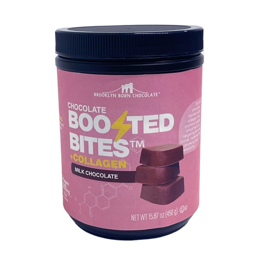 Brooklyn Born Chocolate Boosted Bites Collagen Milk Chocolate