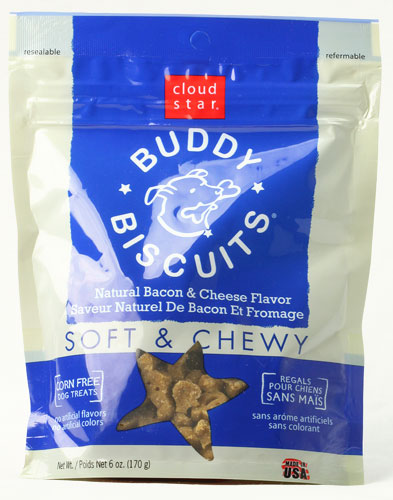 Buddy Biscuits Soft and Chewy Dog Treats Bacon and Cheese