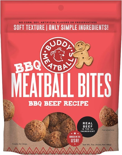 Buddy Meatball Bites Dog Treats BBQ Beef Recipe