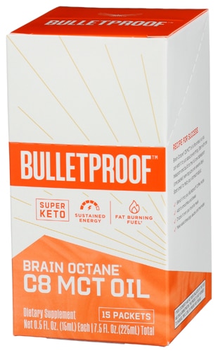 Bulletproof Brain Octane C8 MCT Oil Packets