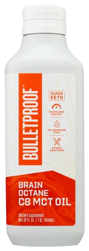 Bulletproof Brain Octane C8 MCT Oil - Super Keto