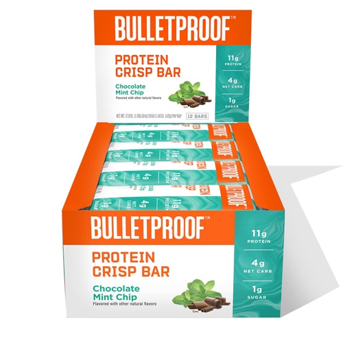 Bulletproof Crisp Protein Bar Chocolate Mint