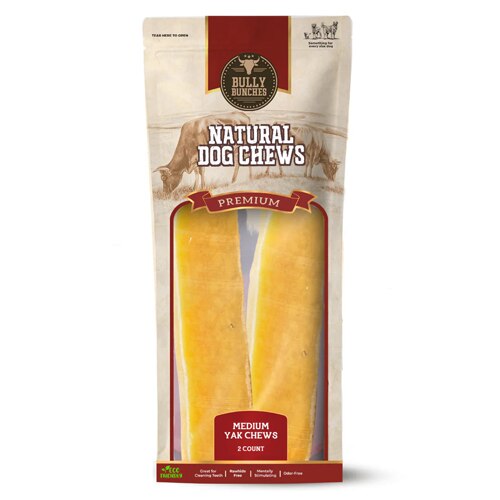 Bully Bunches Dog Chew Himalayan Yak 2 Pack - Medium