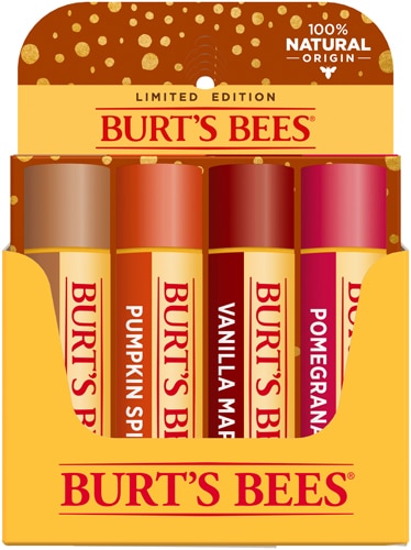 Burt's Bees Fall Lip Balm 4 Pack