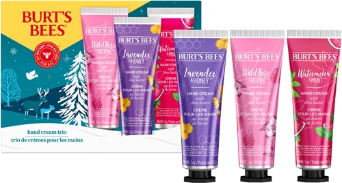 Burt's Bees Hand Cream Trio Holiday Gift Set