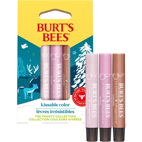 Burt's Bees Holiday Lip Shimmer 3 Pack - Frosty