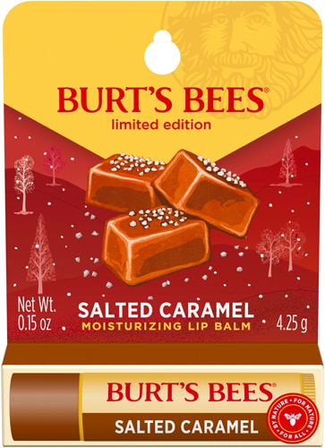 Burt's Bees Holiday Moisturizing Lip Balm Salted Caramel