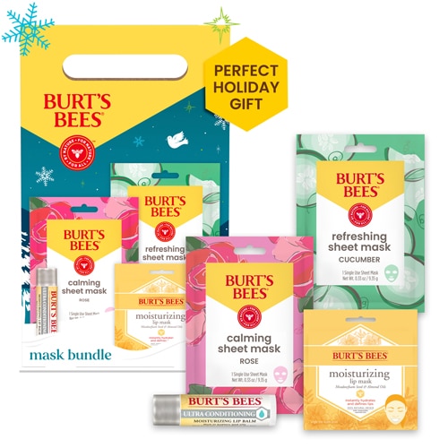 Burt's Bees Holiday Sheet Mask Gift Set