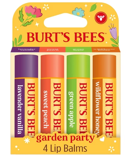 Burt's Bees Moisturizing Lip Balm Gift Set Garden Party