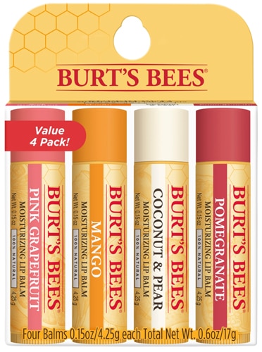 Burt's Bees Moisturizing Lip Balm Gift Set Super Fruit