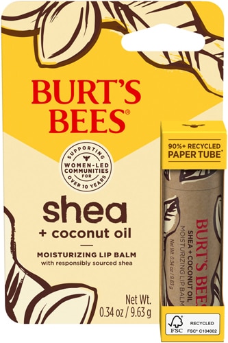 Burt's Bees Shea Lip Balm Coconut Oil