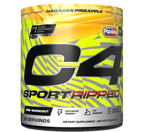 C4 Sport Ripped - NSF Certified for Sport - Popsicle Hawaiian Pineapple