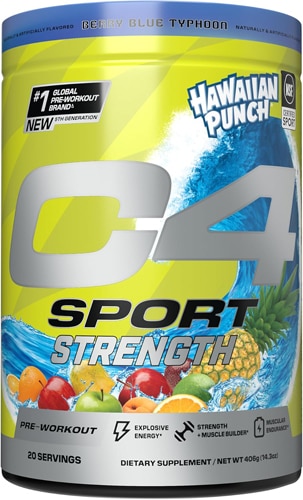 C4 Sport Strength - NSF Certified for Sport Hawaiian Punch Berry Blue Typhoon