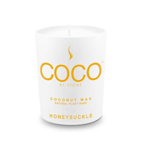 COCO by Stone Coconut Wax Candle Honeysuckle