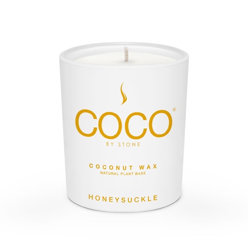 COCO by Stone Coconut Wax Candle Honeysuckle