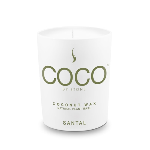 COCO by Stone Coconut Wax Candle Santal