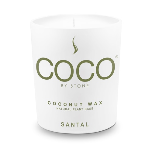 COCO by Stone Coconut Wax Candle Santal