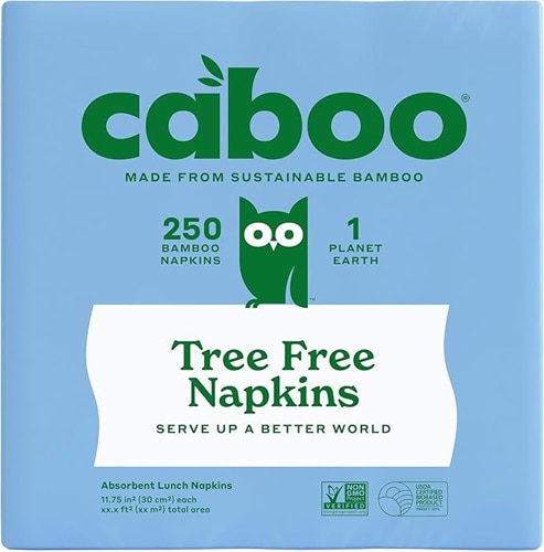 Caboo Napkins Tree Free Bamboo Plastic Free