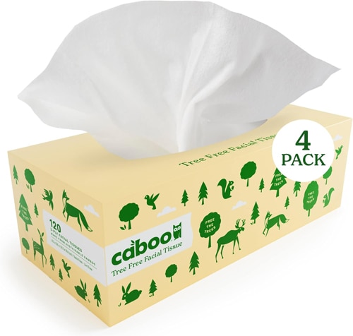 Caboo Tree Free Facial Tissue 3-Ply 60 Tissue Box