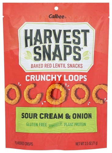 Calbee Gluten Free Harvest Snaps Crunchions Sour Cream & Onion