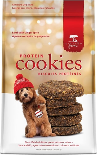 Caledon Farms Dog Protein Cookies Holiday Lamb & Ginger Spice