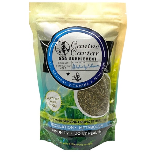 Canine Caviar Dog Food Topper Organic Norwegian Sun-Cured Kelp