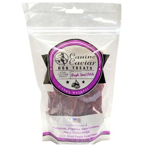 Canine Caviar Dog Treats Natural Dried Purple Sweet Potatoes