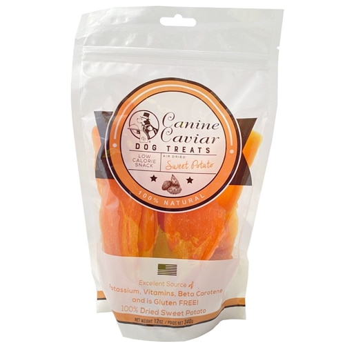 Canine Caviar Dog Treats Natural Dried Sweet Potatoes
