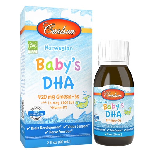 Carlson Baby's DHA + Vitamin D3 920 mg Omega-3s