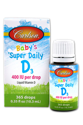 Carlson Baby's Super Daily D3 400 IU Drops