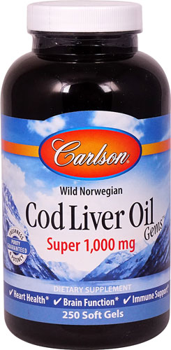 Carlson Cod Liver Oil Gems Super