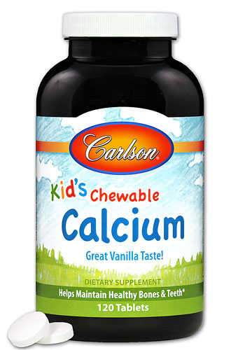 Carlson Kid's Chewable Calcium Vanilla